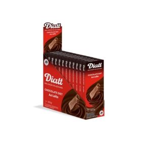 DIATT CHOCOLATE DIET 12X25G AO LEITE