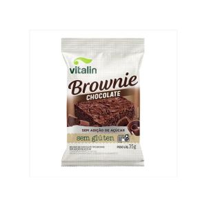 VITALIN BROWNIE 8X35G S/GLUT CHOCOLATE