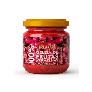 DELAKASA GELEIA 100% 180G FRUTAS VERM