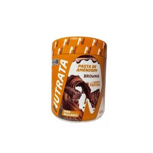 NUTRATA PASTA AMENDOIM 600GR WHEY BROWNI